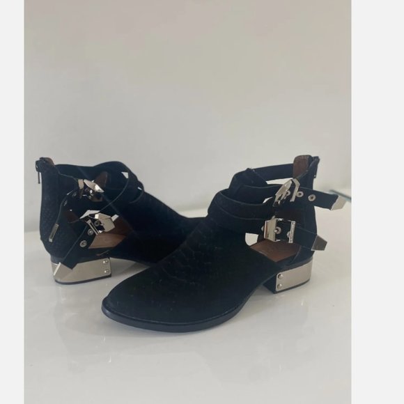Jeffrey Campbell Ibiza Black Booties Size 38/8 - Picture 2 of 7